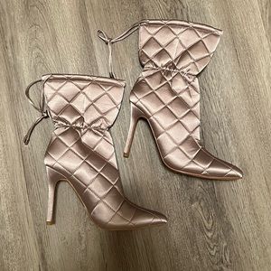 Rose high heeled boots